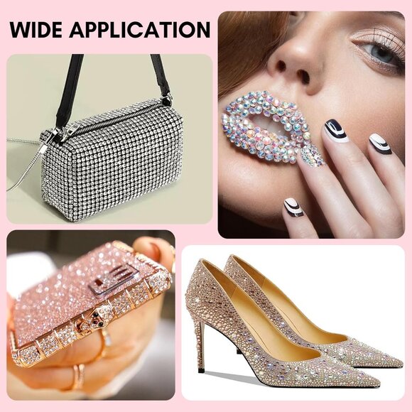 Nail Rhinestone Glue Kit: 15ml Strong Gems Adhesive Gel with 3360pcs - Picture 5 of 8